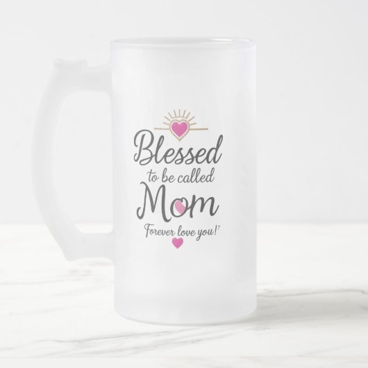 Gesegnet, als Mama bezeichnet zu werden - Tasse au (Links)