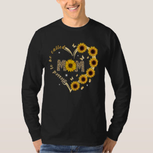 Gesegnet, als Mama Mama Leben glückliche Mutter d T-Shirt