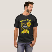 Gesegnet, als Mama Niedlich Sonnenblumenmütterchen T-Shirt (Vorne ganz)