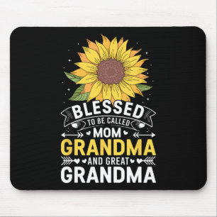 Gesegnet, als Mama Oma Große Oma Mot genannt zu we Mousepad