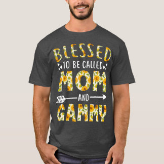 Gesegnet als Mama und Gammy Sonnenblume Chris T-Shirt