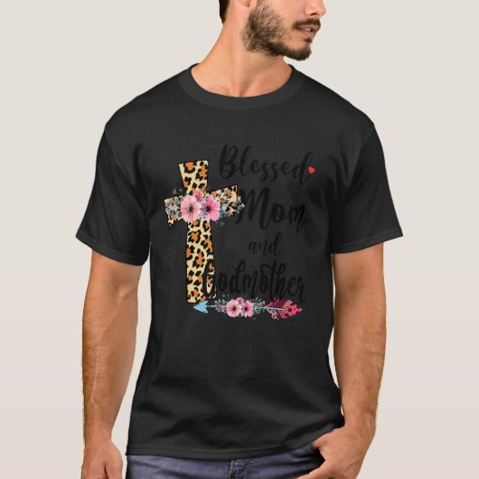 Gesegnet als Mama und Großmutter T-Shirt (Vorderseite)