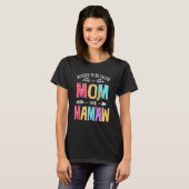 Gesegnet, als Mama und Mamaw Großmutter genannt zu T-Shirt (Vorne ganz)