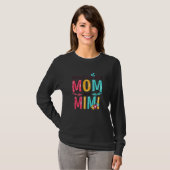 Gesegnet als Mama und Mimi-Blumengranma T-Shirt (Vorne ganz)