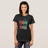 Gesegnet als Mama und Mimi-Blumengranma T-Shirt (Vorne ganz)