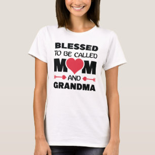 Gesegnet, als Mama und Oma Funny Mütter bezeichnet T-Shirt
