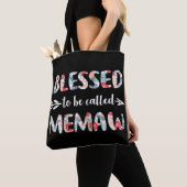 Gesegnet, als Memaw bezeichnet zu werden Tasche (Von Nahem)