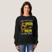 Gesegnet, als Meme Sunflower Meme bezeichnet zu we Sweatshirt (Vorne ganz)