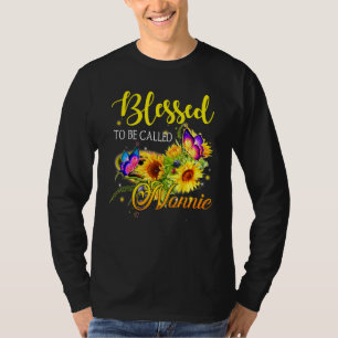 Gesegnet, als Muttertag der Nonnie Sonnenblume bez T-Shirt