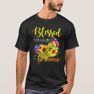 Gesegnet, als Muttertag der Nonnie Sonnenblume bez T-Shirt