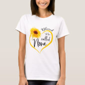 Gesegnet, als Nicht-Sonnenblumen-Geschenke bezeich T-Shirt (Vorderseite)