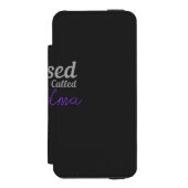 Gesegnet als Oma Incipio iPhone Geldbeutel-Hülle (Folio Vorderseite)