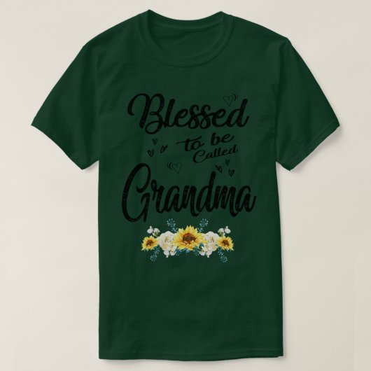 gesegnet als Oma T-Shirt (Design vorne)