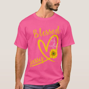 Gesegnet, als "sassy Heart Sunflower Mütter" bezei T-Shirt