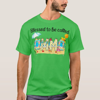 Gesegnet, Amma Sommerstrand Glückliche Mutter gena T-Shirt