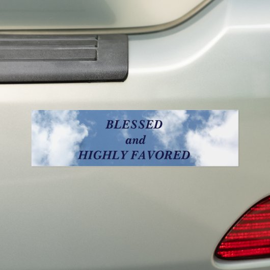 gesegnet_ autoaufkleber (Auf Auto)