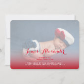 gesegnet | Baby Boy Birth Ankündigung (Rückseite)