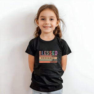 Gesegnet, Barmherzigkeit, erlöst, geliebt und geeh T-Shirt