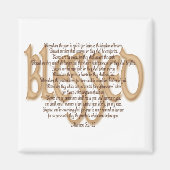 Gesegnet - Beatitudes Magnet (Vorne)