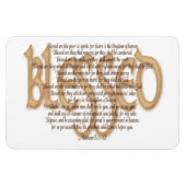 Gesegnet - Beatitudes Magnet (Horizontal)