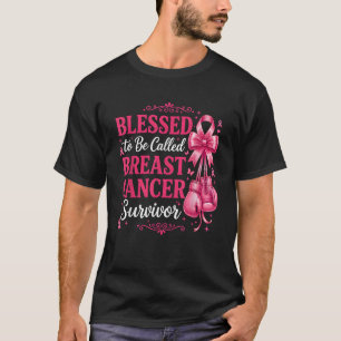 Gesegnet, Brustkrebs-Überlebende Pink genannt zu w T-Shirt