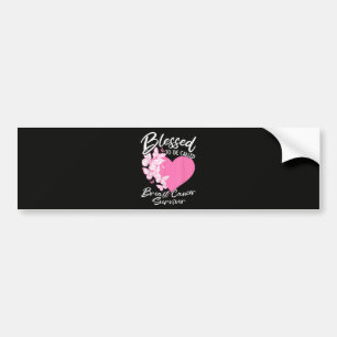 Gesegnet, Brustkrebsüberlebender genannt zu werden Autoaufkleber
