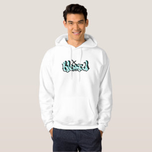 Gesegnet Calligraphy Street Art Urban Hoodie