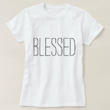 Gesegnet - christlicher T - Shirt