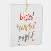 Gesegnet dankbar keramikornament (Rechts)