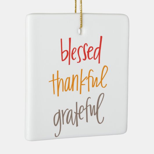 Gesegnet dankbar keramikornament (Rechts)
