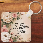 Gesegnet, dich zu haben schlüsselanhänger (Rückseite)