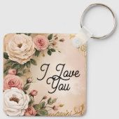 Gesegnet, dich zu haben schlüsselanhänger (Rückseite)