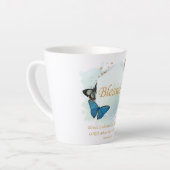 Gesegnet - Die Christliche Schmetterlingsverse der Milchtasse (Linke Ecke)