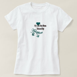 Gesegnet durch Adoptions-Shirt T-Shirt