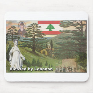 Gesegnet durch der Libanon-Mausunterlage Mousepad