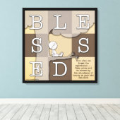 Gesegnet durch die Fülle der Schönheit Leinwanddruck (Insitu (Holzboden))