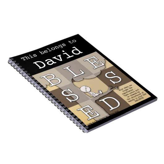 Gesegnet durch die Fülle der Schönheit Notizblock (Rechte Seite)