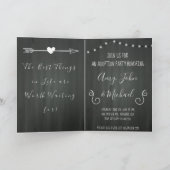 Gesegnet durch Party Einladung der Adoption Ankünd (Innenseite)