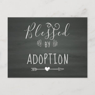 Gesegnet durch Party Einladung der Adoption Ankünd