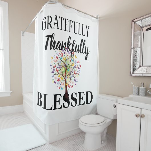 gesegnet duschvorhang (Beispiel)