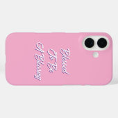 Gesegnet, ein Segen Rosa zu sein Case-Mate iPhone Hülle (Rückseite (Horizontal))