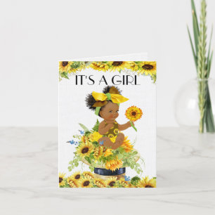 Gesegnet, es ist eine Mädchenankündigung Einladung