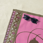 Gesegnet! Fancy Strandtuch (Pink) (Beispiel)