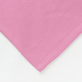 Gesegnet! Fleece-Decke (Pink) Fleecedecke (Ecke)