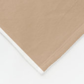 Gesegnet! Fleece-Decke (Tannengrau/ Braun) Fleecedecke (Ecke)