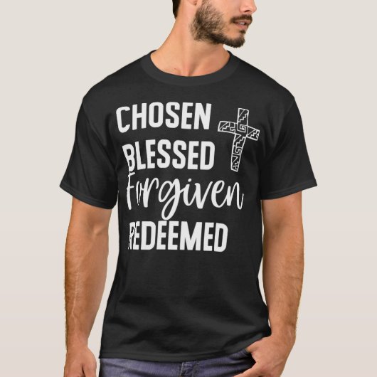 Gesegnet für Christen erlöst T-Shirt (Vorderseite)