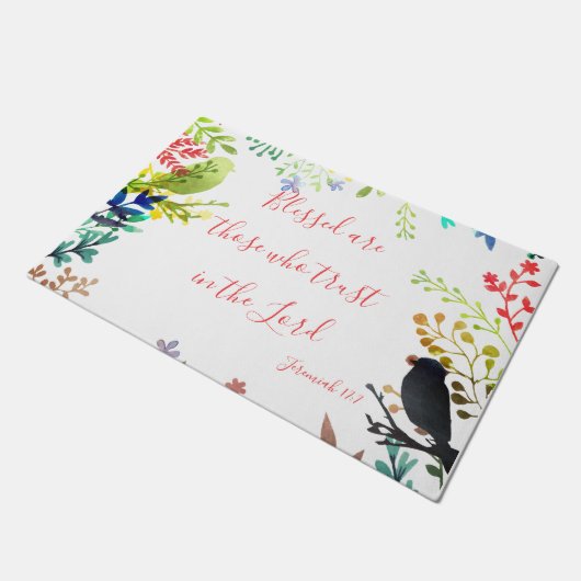 gesegnet fußmatte (Schrägansicht)