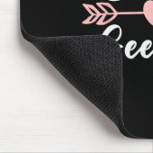 Gesegnet Gee Arrow Herzstück Liebe Niedlich Funny Mousepad (Ecke)