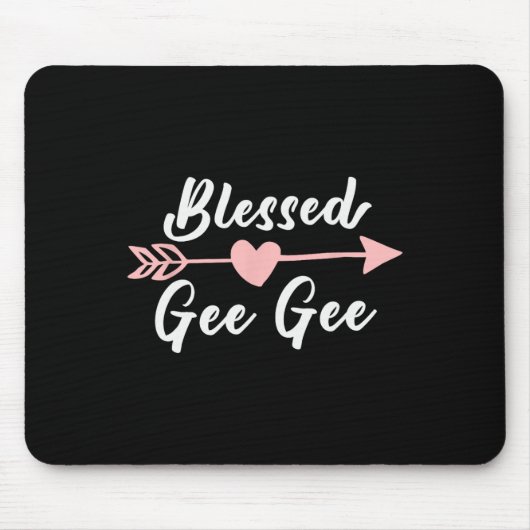 Gesegnet Gee Arrow Herzstück Liebe Niedlich Funny Mousepad (Vorne)