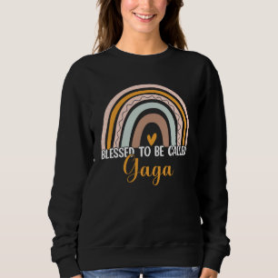 Gesegnet genannt zu werden Gaga Boho Regenbogen Mu Sweatshirt